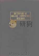 DICTIONARY OF ORGANIC COMPOUNDS VOLUME THREE（1937 PDF版）
