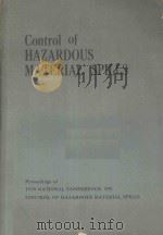 CONTROL OF HAZARODUS MATERIAL SPILLS（1978 PDF版）