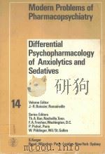 DIFFERENTIAL PSYCHOPHARMACOLOGY OF ANXIOLYTICS AND SEDATIVES（1979 PDF版）