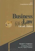 UCC COMPREHENSIVE VOLUME BUSINESS LAW ELEVENTH EDITION   1980  PDF电子版封面  053812640X  RONALD A.ANDERSON 