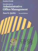STUDENTS GUIDE INTRODUCTION TO ADMINISTRATIVE OFFICE MANAGEMENT SECOND EDITION（1980 PDF版）