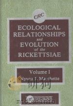 ECOLOGICAL RELATIONSHIPS AND EVOLUTION OF THE RICKETTSIAE VOLUME I（1982 PDF版）