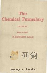 THE CHEMICAL FORMULARY VOLUME XX   1977  PDF电子版封面    H.BENNETT 