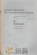 GMELIN HANDBUCH DRR ANORGANISCHEN CHEMIE U URANIUM SUPPLEMENT VOLUME E2（1980 PDF版）