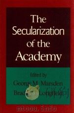 The secularization of the academy（1992 PDF版）
