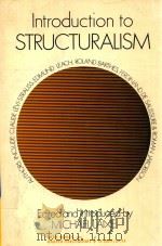 Introduction to structuralism   1953  PDF电子版封面  394716639  ZENAR 