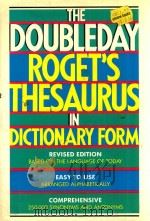 doubleday roget's thesaurus in dictionary form（1987 PDF版）