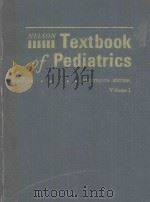 textbook of pediatrics fourteenth edition P1036   PDF电子版封面     
