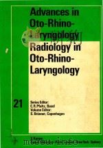 RADIOLOGY IN OTO RHINO LARYNGOLOGY   1974  PDF电子版封面  3805516320   