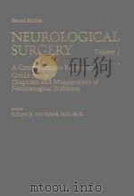NEUROLOGICAL SURGERY VOLUME 1（1982 PDF版）