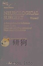 NEUROLOGICAL SURGERY VOLUME 2（1982 PDF版）
