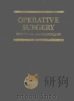 OPERATIVE SURGERY PRINCIPLES AND TECHNIQUES（1990 PDF版）