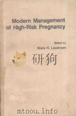 MODERN MANAGEMENT OF HIGH RISK PREGNANCY（1983 PDF版）