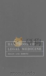 HANDBOOK OF LEGAL MEDICINE（1956 PDF版）
