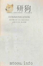 ANIMAL BEHAVIOUR VOLUME 2 COMMUNICATION   1983  PDF电子版封面  0632009039  T.R.HALLIDAY AND P.J.B.SLATER 