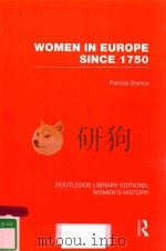 WOMEN IN EUROPE SINCE 1750 VOLUME 4（1978 PDF版）