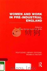 WOMEN AND WORK IN PRE-INDUSTRIAL ENGLAND VOLUME 10（1985 PDF版）