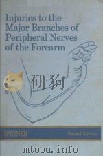 INJURIES TO THE MAJOR BRANCHES OF PERIPHERAL NERVES OF THE FOREARM SECOND EDITION   1978  PDF电子版封面  0721685242  MORTON SPINNER 