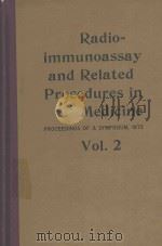 RADIOIMMUNOASSAY AND RELATED PROCEDURES IN MEDICINE VOL.II   1974  PDF电子版封面     