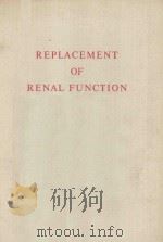 REPLACEMENT OF RENAL FUNCTION VOL.III（1967 PDF版）