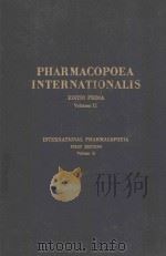 PHARMACOPOEA INTERNATIONALIS VOLUME II   1955  PDF电子版封面    EDITIO PRIMA 