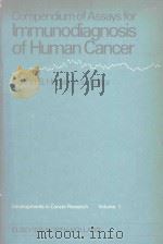 COMPENDIUM OF ASSAYS FOR IMMUNODIAGNOSIS OF HUMAN CANCER   1979  PDF电子版封面  0444003134  RONALD B.HERBERMAN 