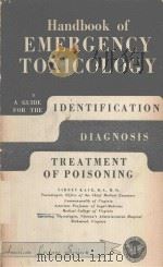 HANDBOOK OF EMERGENCY TOXICOLOGY（1954 PDF版）