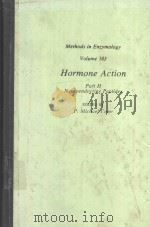 METHODS IN ENZYMOLOGY VOLUME 103 HORMONE ACTION PART H（1983 PDF版）