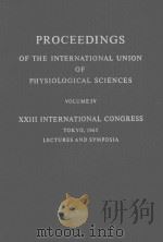 XXIII INTERNATIONAL CONGRESS OF PHYSIOLOGICAL SCIENCES   1965  PDF电子版封面     