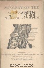SURGERY OF THE SYMPATHETIC NERVOUS SYSTEM   1958  PDF电子版封面     