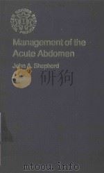 MANAGEMENT OF THE ACUTE ABDOMEN（1982 PDF版）