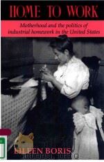 HOME TO WORK MOTHERHOOD AND THE PHILITICS OF INDUSTRIAL HOMEWORK IN THE UNITED STATES（1994 PDF版）