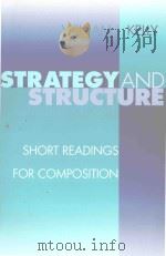 STRATEGY AND STRUCTURE SHORT READINGS FOR COMPOSITION（1996 PDF版）