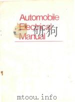 AUTOMOBILE ELECTRICAL MANUAL   1983  PDF电子版封面  0856968188  A TRANTER 