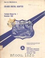CB-AIDS DIGITAL ADAPTER   1980  PDF电子版封面     