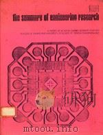 1980 THE SUMMARY OF ENGINEERING RESEARCH   1980  PDF电子版封面     