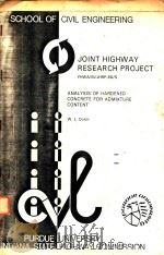 SCHOOL OF CIVIL ENGINEERING JOINT HIGHWAY RESEARCH PROJECT（ PDF版）