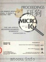 THE 16TH ANNUAL MICROPROGRAMMING WORKSHOP（1983 PDF版）