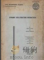 DYNAMIC SOIL-STRUCTURE INTERACTION   1980  PDF电子版封面    KUEN-YAW SHYE 