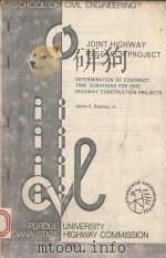 JOINT HIGHWAY RESEARCH PROJECT ISHC JHRP 80/3   1980  PDF电子版封面     