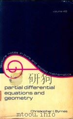 PARTIAL DIFFERENTIAL EQUATIONS AND GEOMETRY（1979 PDF版）