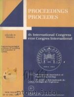 PROCEEDINGS PROCEDES THE INTERNATIONAL CONGRESS EME CONGRES INTERNATIONAL VOLUME IV THEME 2   1982  PDF电子版封面     
