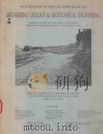 PROCEEDINGS OF THE 1991 ANNUAL SYMPOSIUM ON ENGINEERING GEOLOGY AND GEOTECHNICAL ENGINEERING   1991  PDF电子版封面     