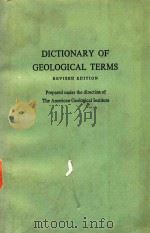 DICTIONARY OF GEOLOGICAL TERMS REVISED EDITION（1976 PDF版）