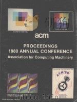 ACM 80 PROCEEDINGS OF THE ANNUAL CONFERENCE（1980 PDF版）
