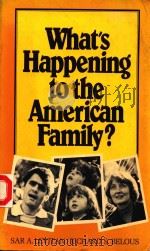 WHAT'S HAPPENING TO THE AMERICAN FAMILY   1981  PDF电子版封面  0801826918  SAR A.LEVITAN 