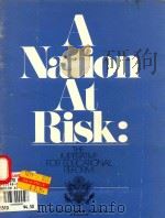 A NATION AT RISK:THE IMPERATIVE FOR EDUCATIONAL REFORM（1983 PDF版）