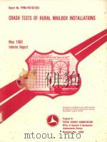CRASH TESTS OF RURAL MAILBOX INSTALLATIONS（1980 PDF版）