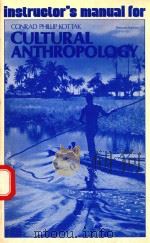 INSTRUCTOR'S MANUAL FOR CULTURAL ANTHROPOLOGY SECOND EDITION（1979 PDF版）