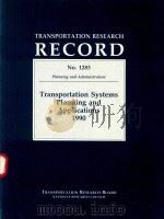 TRANSPORTATION SYSTEMS PLANNING AND APPLICATIONS 1990   1990  PDF电子版封面  0309050693   